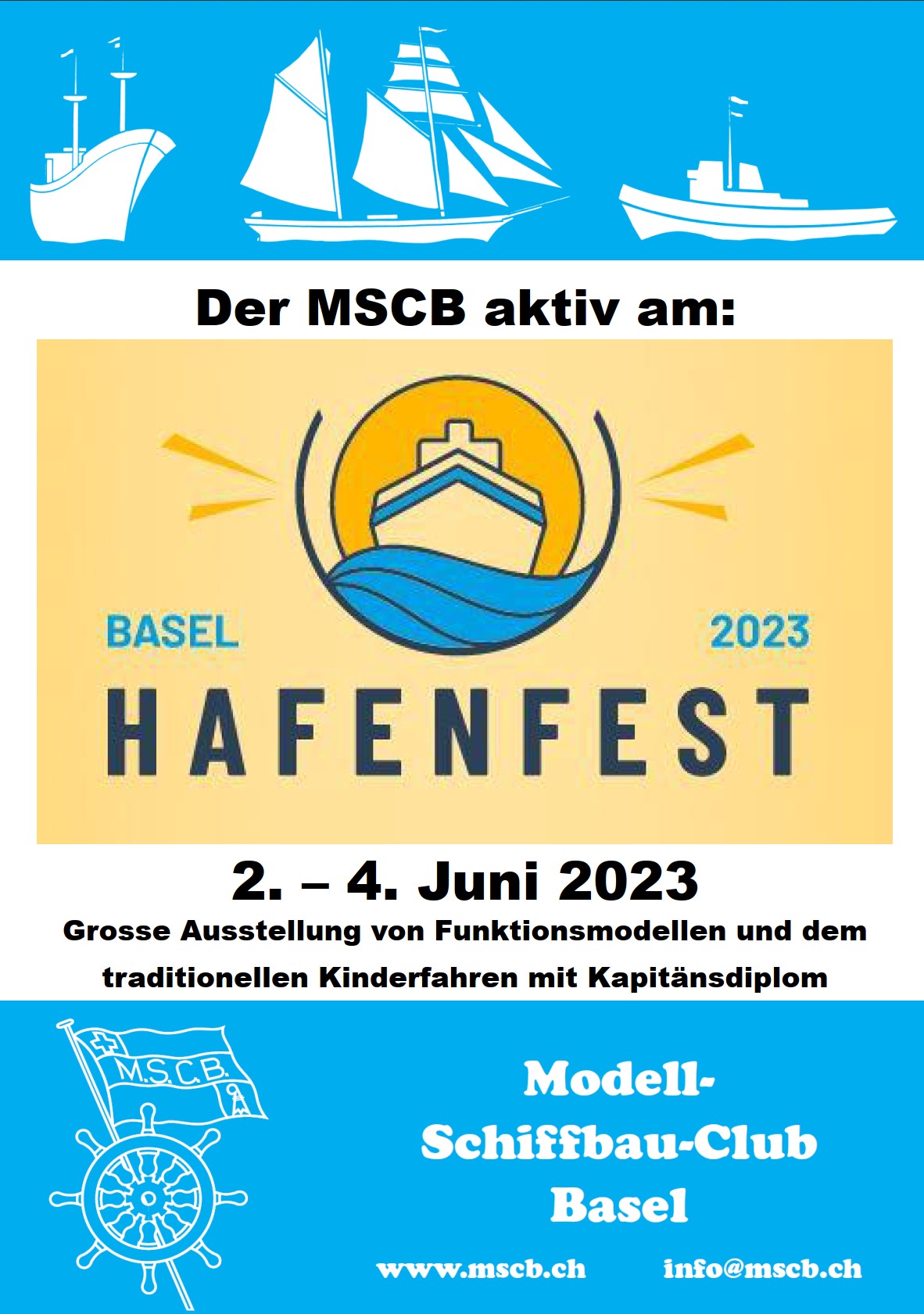 Plakat MSCB Hafenfest